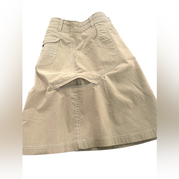 Kuhl Cargo Skirt Drawstring With Pockets Size 4 Tan - Picture 3 of 14